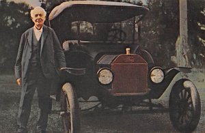 Thomas A Edison and his Model T Given to him by his friend Henry Ford Auto Re...