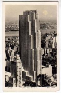 NY - New York City. RPPC, Rockefeller Center