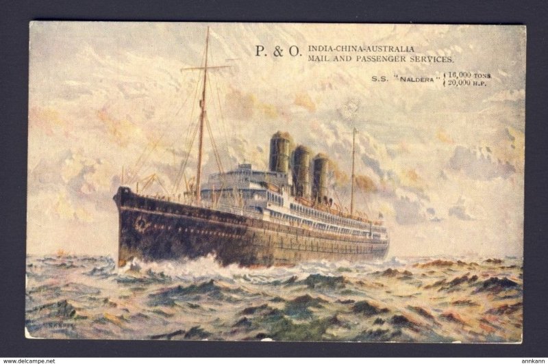 S.S. Naldera P.&O. India - China - Australia Mail and Passenger Services