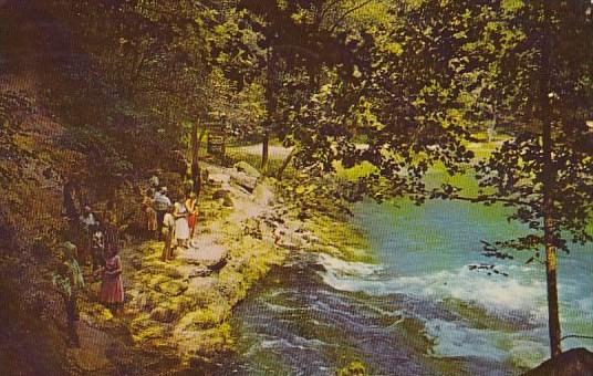 Main Boil Of The Big Spring Big Spring State Park Van Buren Missouri 1965