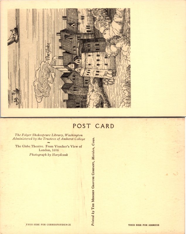 The Globe Theatre, From Visecher's View of London 1616 (9906)