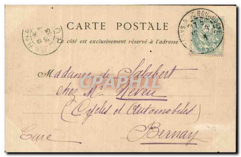 Postcard Old Guerande The collegial Saint Aubin