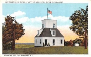 New Tower House on Top of Lofty Mt Utsayantha Stamford, New York  