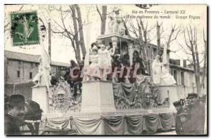 Old Postcard Carnival XX mistress madness of the world Pegase Group Aix en Pr...