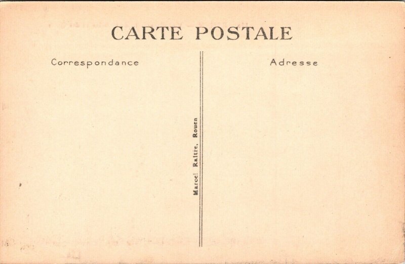 Rouen Vue D’Ensemble de la Seine et des Quais Antique Postcard UNP Unused DB 
