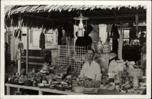 Indonesia Warong Store Koninklijk Instituut Tropen Real Photo Postcard