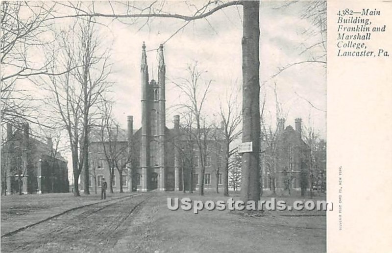 Main Building, Franklin & Marshall College - Lancaster, Pennsylvania PA  