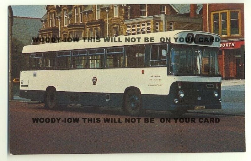 tm225 - Lytham St Annes Corporation Bus No 46 - postcard