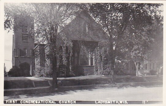 RP: LADYSMITH, Wisconsin, 1920-40s; First Congregational Church