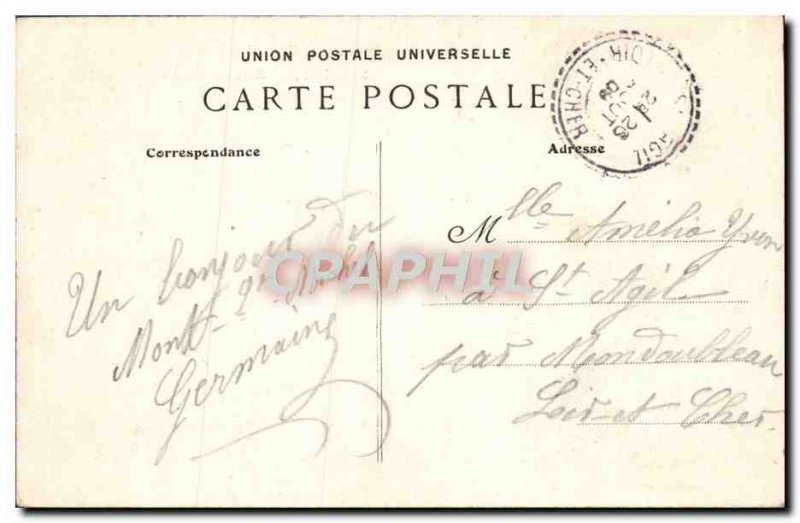 Old Postcard Mont Saint Michel Botrel