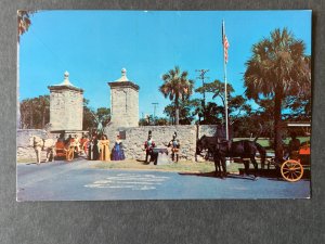 Castillo de San Marcos St. Augustine FL Chrome Postcard H1208083450