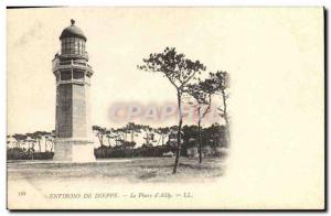 Old Postcard Lighthouse Around Dieppe lighthouse & # 39Ailly