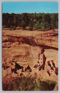 Mesa Verde Park Colorado~Square Tower House~Vintage Postcard