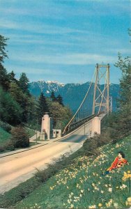 Canada Vancouver B.C. Lions Gate Bridge North Shore Mountains