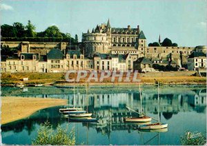 Postcard Modern Amboise (Indre et Loire) The Wonders of the Loire Valley Loir...
