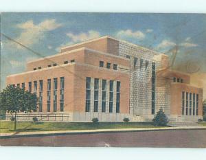 Linen COURTHOUSE SCENE Tucumcari New Mexico NM d2931