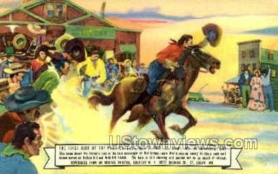 First Ride of the Pony Express in St. Joseph, Missouri