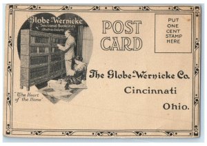 The Globe Wericke Co. Bookcases Cincinnati Ohio OH Advertising Unposted Postcard