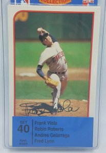 1989 Topps Baseball Talk Soundcard Collection #40 Frank Viola Fred Lynn NOS