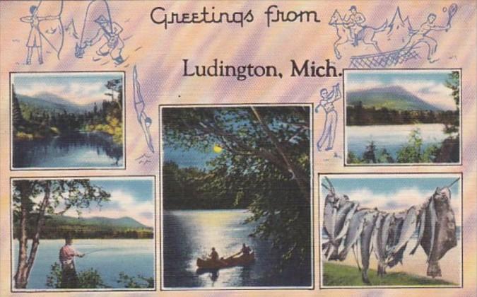 Michigan Greetings From Ludington