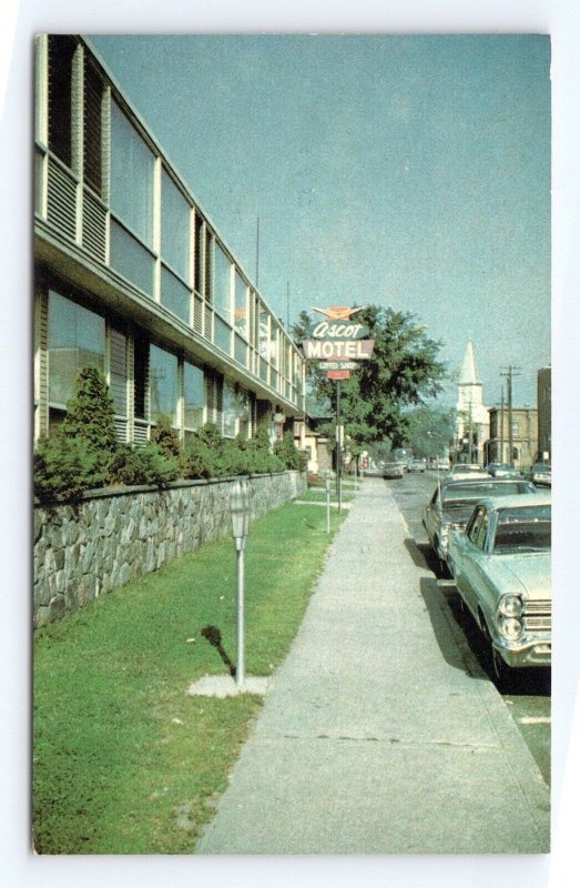 Ascot Motel North Bay Ontario Canada  UNP Chrome Postcard L13