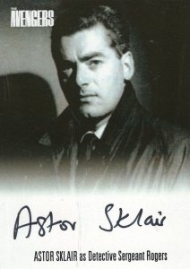 Astor Sklair The Avengers Hand Signed Official Autograph Card