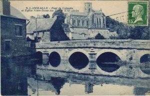 CPA LAMBALLE Pont de Calmette et Eglise Notre-Dame (1165644)