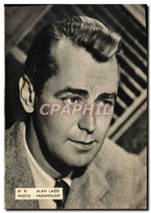 Postcard Modern Cinema Advertisement Richard Alan Ladd Gallez Rue Mont Levill...