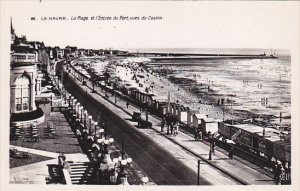 France Le Havre La Plage et l'Entree du Port vues du Casino Photo