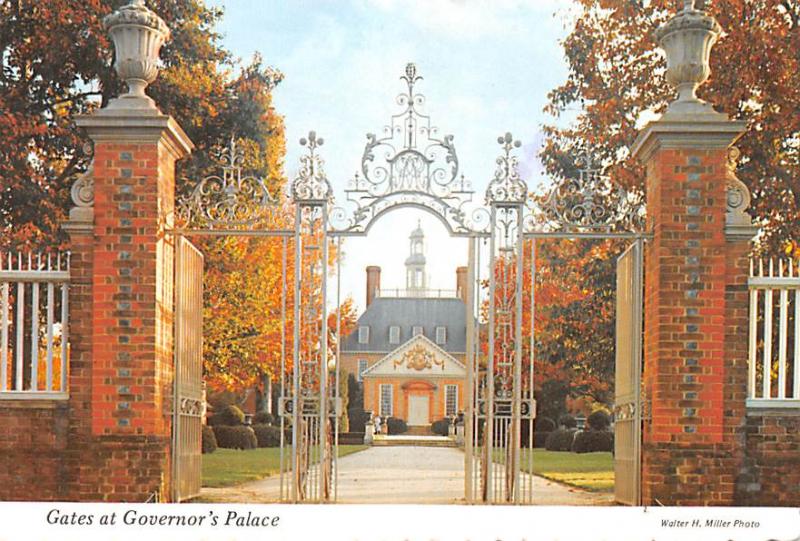 Gates at Governor's Palace - 