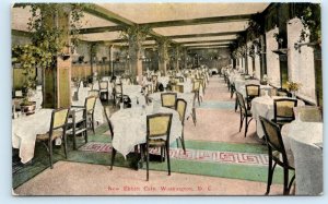 WASHINGTON D.C. ~ Restaurant Interior NEW EBBITT CAFE ca 1910s  Postcard