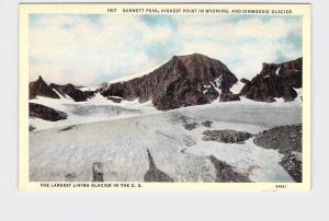 ANTIQUE POSTCARD NATIONAL STATE PARK GANNETT PEAK DINWOODIE GLACIER WYOMING