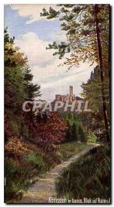 Postcard Old Koenigstein im Taunus Blick auf Ruin u l