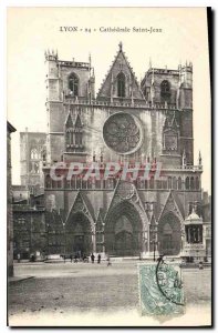 Old Postcard Lyon Saint Jean Cathedral