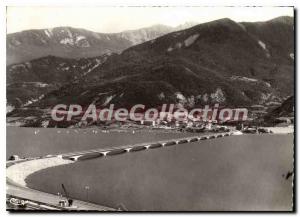 Postcard Old Savines Lake Htes Alps Bridge Lake Savines and general view