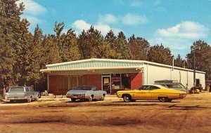 Jacksonville North Carolina birds eye view Helen's Ceramics vintage pc ZE686365