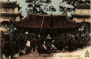 CPA AK TONKIN - Nin Binh - Féte populaire VIETNAM (715295)