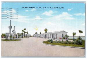 1952 Distinctive Court, Si-Mar Court St. Augustine Florida FL Vintage Postcard 