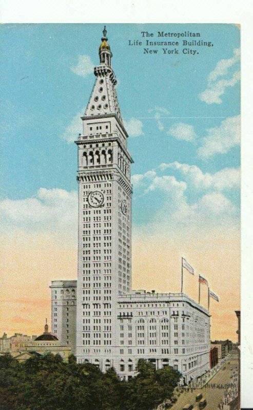 America Postcard - The Metropolitan Life Insurance Building, New York City17797A