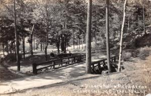 RPPC, VT  Vermont  PINNEY HOLLOW PICNIC AREA Coolidge State Forest 1940 Postcard