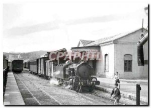 Postcard Modern train to Alcoy Grandia
