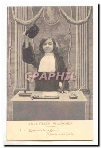 Old Postcard A moving gentlemen pleading the court gentlemen jurors (attorney...