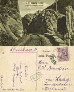 romania, Oravița - Anina Mountain Railway, Crepătura Montelui Polom (1910s)