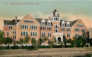 OGDEN UT Sacred Heart Academy School Utah Unused Edward Mitchell Postcard c1910s