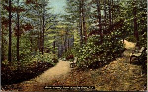 New York Watkins Glen Observatory Path 1912