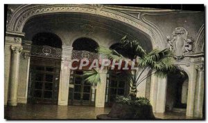 Old Postcard Vichy The casino lobby