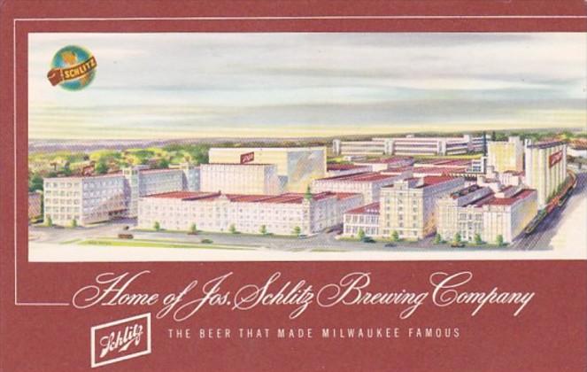 Wisconsin Milwaukee The Josef Schlitz Brewing Company