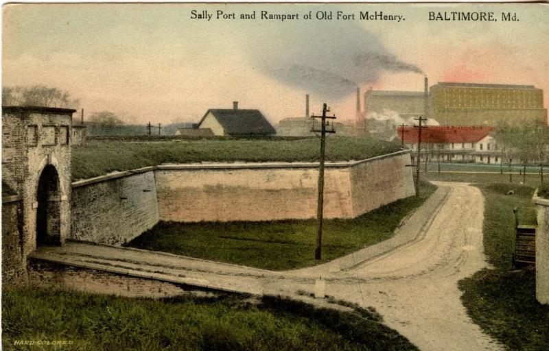 MD - Baltimore. Fort McHenry, Sally Port and Rampart