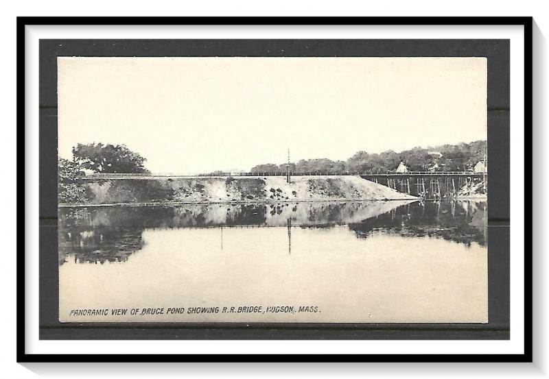 Massachusetts, Hudson - Panoramic View of Bruce Pond - [MA-513]