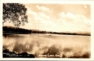 Vtg 1940s Lake View Brome Lake Quebec Canada RPPC Real Photo Unused Postcard